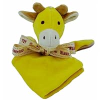 Miyim Simply Organic Lovie Blankie, Giraffe, 0-3 Months