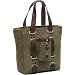 Handle Canvas/Leather Tote Khaki
