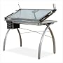 Glass Futura Craft Station in Silver/Blue