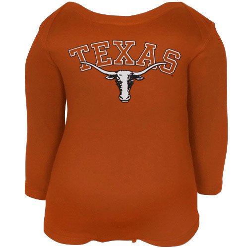 NCAA Infant/Toddler Boys' Texas Longhorns Onesie (Orange, 6/9 Months)