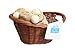 Wool Dryer Balls - 100% Organic Premium Wool - Laundry Dryer Balls - Fabric Softener Ball - Set of 4 Wool Balls - Drys Faster than Smart Sheep, Nellies, Norwex, Woolzies, Downy