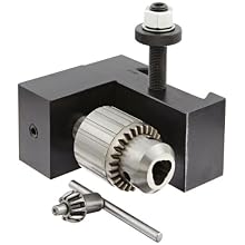 Dorian Tool D35 Chromium Molybdenum Alloy Steel Quick Change Dovetail Drill Chuck Toolholder for SDN40CA Super Quick Change Tool Post, 0" - 1/2" Tool Capacity, 3-23/32" Height