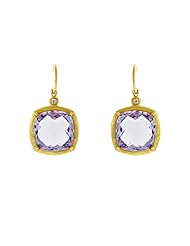 CleverEves 18Kt Yellow Gold Pink Amethyst