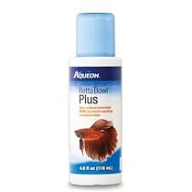 Aqueon Betta Bowl Plus Water Conditioner, 4-Ounce
