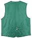 BOY'S Dress Vest & BOW Tie Solid EMERALD GREEN Color BowTie Set