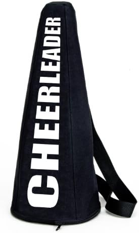 Black Megaphone Cheerleader Bag