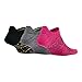Nike Womens Dri-Fit Graphic No Show 3-Pair Pack Multicolor 7 MD (Women's Shoe 6-10)
