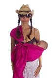 Oopa Baby Silk Sling - The Macarena - Fuchsia Solid Silk