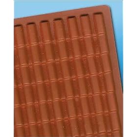 Roof Panel Red Adobe Tile - Dollhouse Miniature Building Supply