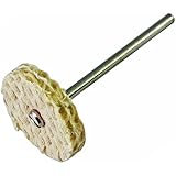 ヤナセ 軸付麻バフ 【3mm軸】 φ25×5×3 AB25