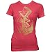 Alice in Wonderland - Mad Hatter Gold Foil Ladies Fine Jersey T-Shirt
