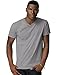 Hanes Men's Cotton Nano V-Neck T-Shirt,Vintage Grey,Large