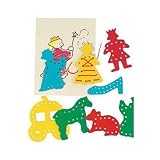 Lauri LACING & TRACING CINDERELLA 8 Fairy Tale Shapes to Lace & Trace