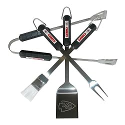 Siskiyou Sports  Kansas City Chiefs 4 pc NFL BBQ Set