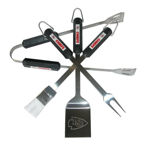 Siskiyou Sports Kansas City Chiefs 4 pc NFL BBQ Set