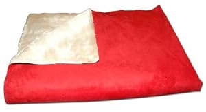 Red Color Blanket (Long Fur) Red/Burgundy Outdoor Hammocks