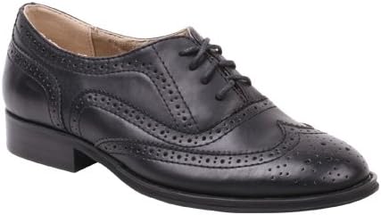 Women's Wanted Lace-Up Oxford "Babe" - Black