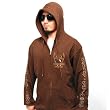 Harley-Davidson&reg; Brown Patch Eagle Zip Up Hoodie R420554139