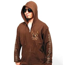 Harley-Davidson&reg; Brown Patch Eagle Zip Up Hoodie R420554139