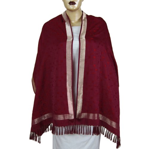 Fashion Accessory Women Silk Scarves Indian Style 