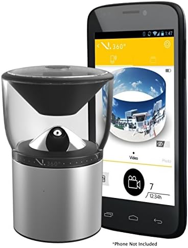 VSN Mobil V.360 Hd Camera Kit with Replacement VSN Battery and Sony 64gb Micro Sd Uhs-1 R40 Class10 Uhs-1 Memory Card+camera Pouch+selfie Stick,floaty Bobber and Full Accessory Bundle