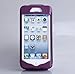 iPhone 5/5S Flip Premium PU Synthetic Leather Wallet Case - Navor (Purple)