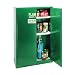 Eagle Pesticide Safety Cabinet, 2 Manual Doors, Steel, Green