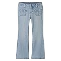 Girls' Mossimo Supply Co. Patch Pocket Flare Denim - Light Denim