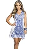 Mapal&eacute; by AM:PM Women's Sleeveless Mediterranean Print Sun Dress