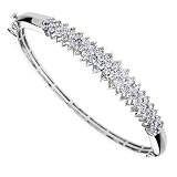 Diamond Bangle Bracelet 2 1/4ctw