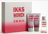 IKKS Women 3 Piece Set Includes: 3.3 oz Eau de Toilette Spray + 3.3 oz Bath and Shower Gel + 3.3 oz Moisturizing Body Lotion