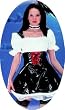 Sexy Bar Room Wench Costume in Patent (PVC) French Maid, Saloon Barmaid or Pirate Bar Room Wench - You Pick