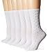 Hanes Women's 6 Pack Lightweight Comfort Blend Crew