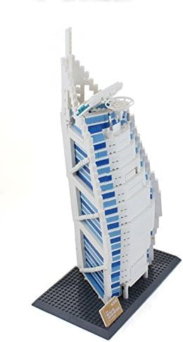 World's Great Architecture Series Building Blocks for The Burj Al Arab Hotel of Dubai