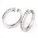 14K .75 CTW Diamond Hoop/Hinged Earrings
