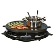 Koolatron TCRF08BN Party Grill Raclette with Fondue Pot
