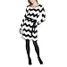 Mossimo&Acirc;&reg; Black Women's Sweater Dress - Polar/Ebony Stripe - S