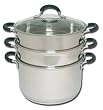 Joyce Chen J26-0054 6-Quart 3-Tier Chinese Steamer
