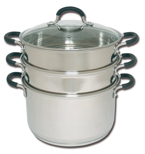 Joyce Chen J26-0054 6-Quart 3-Tier Chinese Steamer