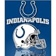 Indianapolis Colts Fleece Throw Blanket - Ver. 2