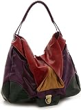 Oversized Winged Tote - Brown, Black or Purple