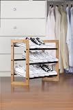 Natural Expandable Shoe Rack By Kennedy Home Collections