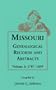 Missouri Genealogical Records and Abstracts, Volume 3