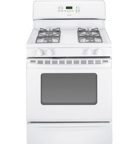 Hotpoint RGB790DERWW 30" White Gas Sealed Burner Range On Sale