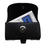 Horizontal Leather Case with Belt Clip/Loop for the Dell Pocket DJ 5GB