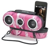 iHome iH13 Portable Protective Speaker Case for iPod (Camo Pink)