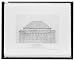 Historic Print (L): Proposed building, Navigation and Seamanship Departments, lecture...