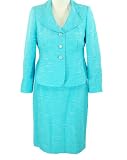Le Suit Petite 2 Piece Skirt Suit - Jacket/Skirt