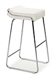 Zuo Modern Furniture Design Wedge Barstool White (Set Of 2) Leatherette 300 ....
