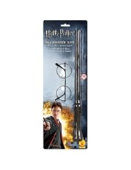 Toy: Harry Potter Wizard Accessory KIT Wand & Glasses NEW - BOS Halloween Toys